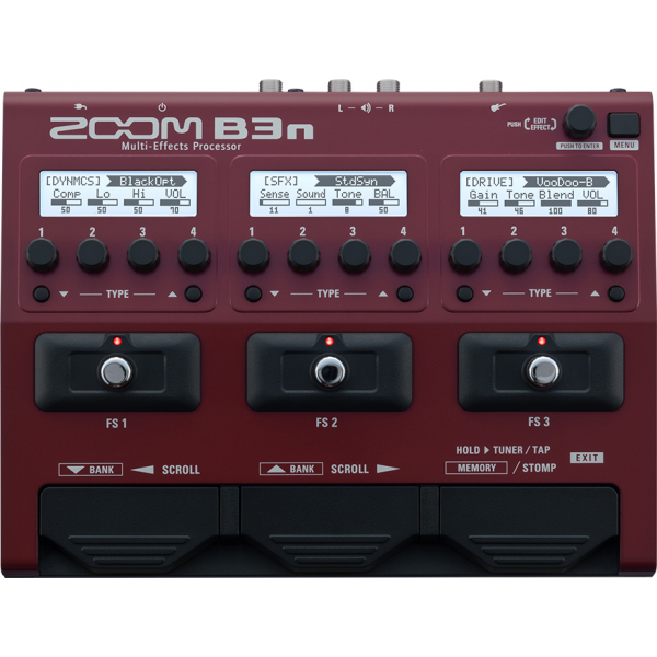 Zoom B3n basszusgitár padló multieffekt