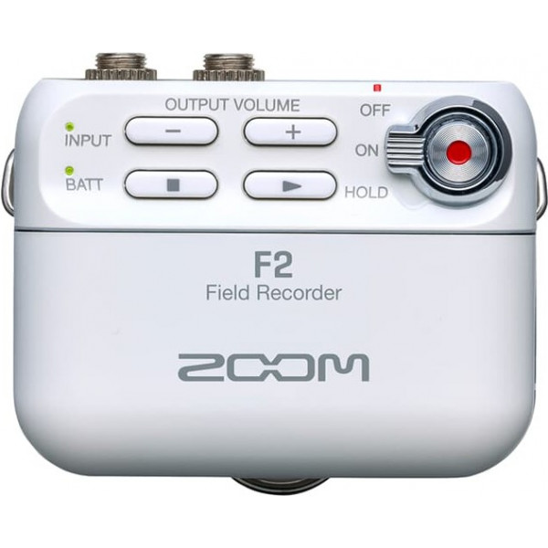 Zoom F2 White hordozható hangfelvevő