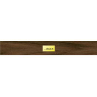 Worldmix ACER PT 15 RD - karmesteri pálcatok diófából, 50x25 mm méretű gravírozott réztáblával