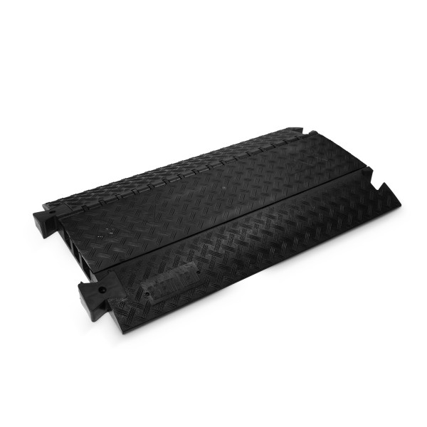 Defender 3 BLK - kábelvédő, 3 csatornás, nyitható tető, 1000x600x75 mm, max. terhelés 5 tonna, fekete Defender 3 BLK - kábelvédő, 3 csatornás, nyitható tető, 1000x600x75 mm, max. terhelés 5 tonna, fekete