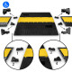 Defender 3 2D Adapter Set - kerekesszék kábelvédő adapter készlet a középrész/rámpa és a kábelvédő összekapcsolásához