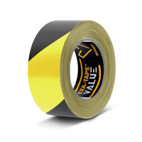 Defender EXA-TAPE-VALUE BY 50 - szövet ragasztószalag, fekete-sárga, fényes, 50 mm x 5 m