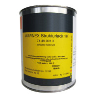 Adam Hall 131 - Warnex Struktur festék, fekete, ütésálló, 1 kg Adam Hall 131 - Warnex Struktur festék, fekete, ütésálló, 1 kg