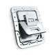 Adam Hall CLAPLOCK - ClapLock flightcase zár 9,5 mm mély tálcába szerelve Adam Hall CLAPLOCK - ClapLock flightcase zár 9,5 mm mély tálcába szerelve