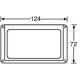 Adam Hall 2890 - címke keret, nikkelezett, 124x72x2 mm Adam Hall 2890 - címke keret, nikkelezett, 124x72x2 mm