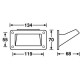 Adam Hall 3401 - hangfal fül műanyag, fekete, 134x69x70 mm Adam Hall 3401 - hangfal fül műanyag, fekete, 134x69x70 mm