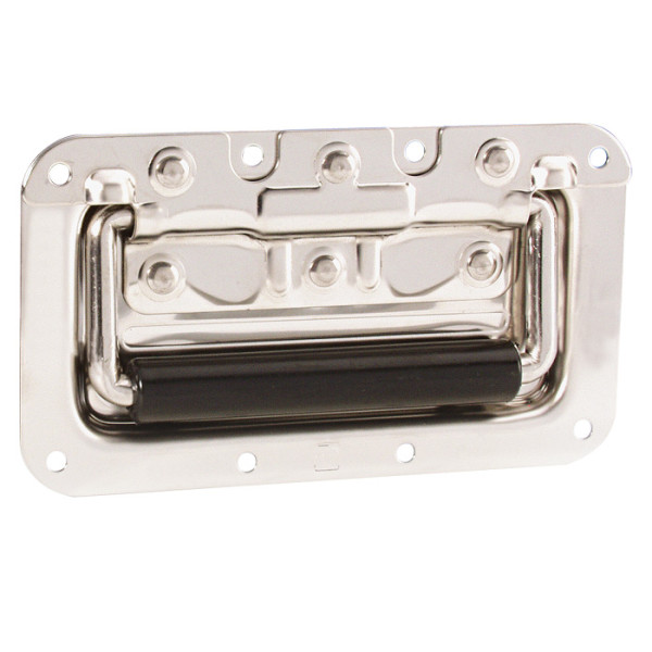 Adam Hall 340822 - hordláda fül cinkezett, rugós, gumírozott füllel, 155x75x8 mm Adam Hall 340822 - hordláda fül cinkezett, rugós, gumírozott füllel, 155x75x8 mm