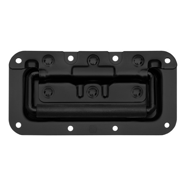 Adam Hall 340822 BLK - hordláda fül fekete, rugós, gumírozott füllel, 155x75x8 mm