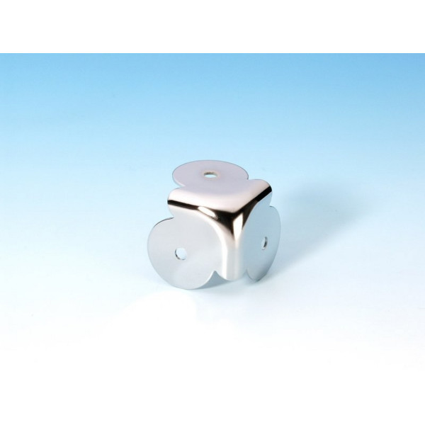 Adam Hall 4050 - sarokvédő krómozott, 28x28x1 mm, belső sugár 4mm
