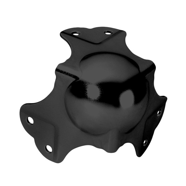 Adam Hall 41046 BLK - sarokvédő golyós, fekete, profilozott, 1,5x65x65 mm