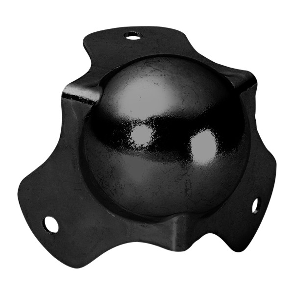 Adam Hall 4120 BLK - sarokvédő golyós, fekete, 1,5x50x50 mm
