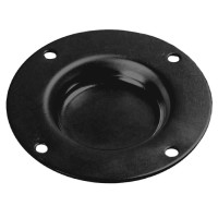 Adam Hall 4905 BLK - gumiláb tálca fekete, 80x10 mm