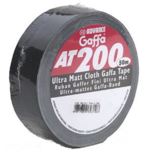 Adam Hall 5805 BLK - Gaffa ragasztószalag AT-200 fekete, 50 mm x 50 m Adam Hall 5805 BLK - Gaffa ragasztószalag AT-200 fekete, 50 mm x 50 m