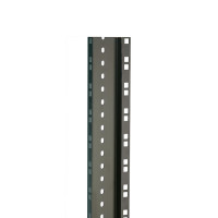 Adam Hall 61552 BLK - rack sín, 45U dupla,  kalitkás, 1 sűrűségű, acél