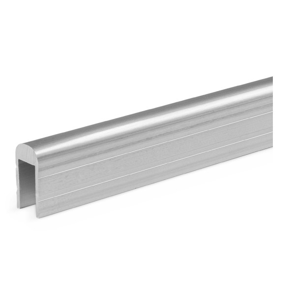 Adam Hall 6225 - U profil 10 mm-es lemez szegéséhez, tetején 5 mm-es rádiusszal, 10x24x1,5 mm