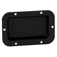 Adam Hall 8705 BLK - csatlakozó tálca fekete, teli, 136x89 mm/5 mm