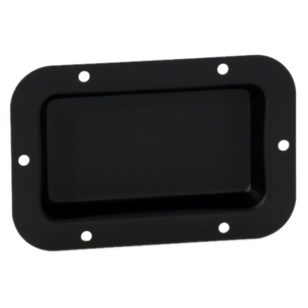 Adam Hall 8705 BLK - csatlakozó tálca fekete, teli, 136x89 mm/5 mm