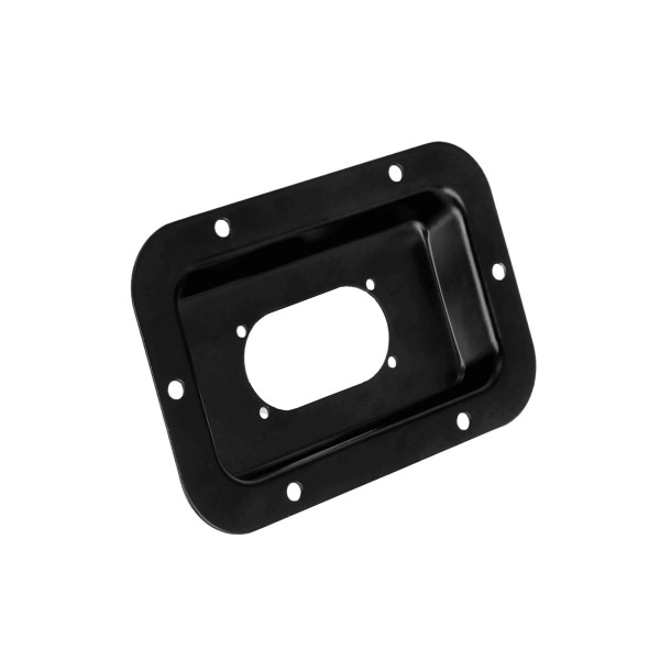 Adam Hall 87086 BLK - csatlakozó tálca fekete, powerCON TRUE1 kombi (NAC3PXTRUE1) furattal Adam Hall 87086 BLK - csatlakozó tálca fekete, powerCON TRUE1 kombi (NAC3PXTRUE1) furattal