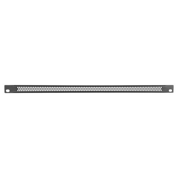 Adam Hall 872205 VR - 19"-os vas szellőző előlap, 1/2 U, kerek szellőzőnyílásokkal, fekete
