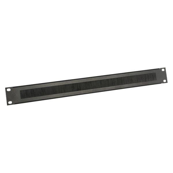 Adam Hall 87221 BRUSH - 19"-os kábelátvezető panel, 1 U, fekete Adam Hall 87221 BRUSH - 19"-os kábelátvezető panel, 1 U, fekete
