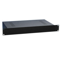 Adam Hall 87407 V - rack doboz 1U/250 mm, a tetőn szellőzőnyílásokkal, feketére festve Adam Hall 87407 V - rack doboz 1U/250 mm, a tetőn szellőzőnyílásokkal, feketére festve