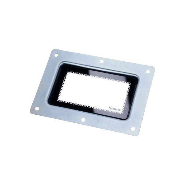 Adam Hall 87952 - betekintő / volalkód leolvasó ablak cinkezett keret, plexi ablakkal, 166x114x1,5 mm Adam Hall 87952 - betekintő / volalkód leolvasó ablak cinkezett keret, plexi ablakkal, 166x114x1,5 mm