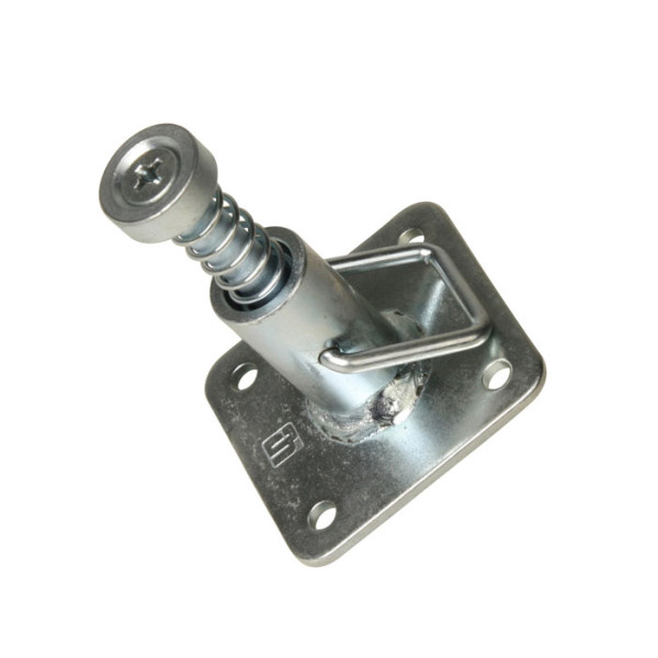 Adam Hall 87988 L - asztal rögzítő rugós patent, cinkezett, 40x40x46 mm