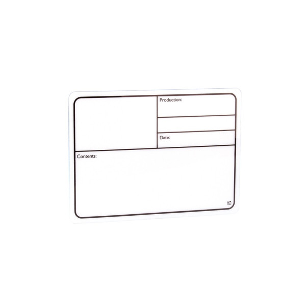 Adam Hall 88000 - produkciós felirati tábla újra írható, öntapadó hátlap, 130x85 mm , fehér Adam Hall 88000 - produkciós felirati tábla újra írható, öntapadó hátlap, 130x85 mm , fehér
