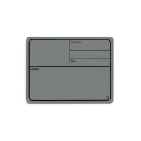 Adam Hall 88001 M GREY - produkciós felirati tábla újra írható, mágneses hátlap, 177x127 mm , szürke