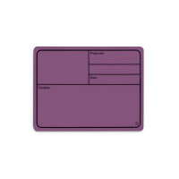 Adam Hall 88001 M PURPLE - produkciós felirati tábla újra írható, mágneses hátlap, 177x127 mm , lila