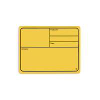 Adam Hall 88001 M YELLOW - produkciós felirati tábla újra írható, mágneses hátlap, 177x127 mm , sárga