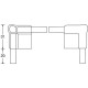 Adam Hall Q 4506 BLK - EasyCase sarokvédő a Q6506 élprofilhoz, fekete