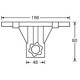 Adam Hall SPS 57 - hangfaltartó lap fekete, műanyag, 196x80 mm, 36 mm-es állványhoz Adam Hall SPS 57 - hangfaltartó lap fekete, műanyag, 196x80 mm, 36 mm-es állványhoz
