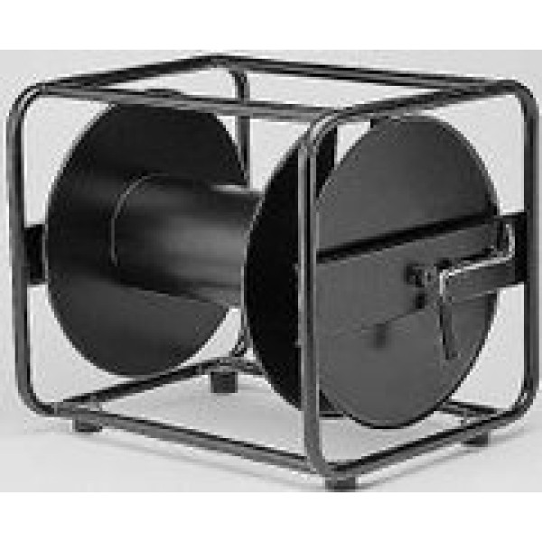 Adam Hall Cables 70260 - kábeldob - 68 cm széles, osztott acél dob, fekete Adam Hall Cables 70260 - kábeldob - 68 cm széles, osztott acél dob, fekete