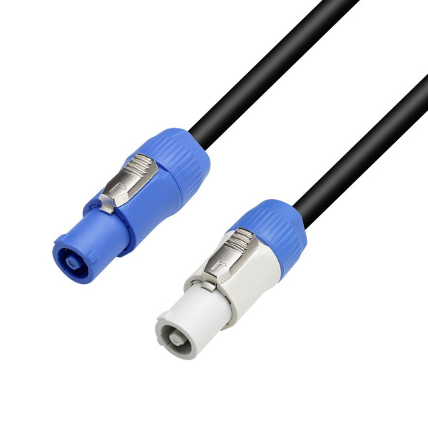 Adam Hall Cables 3 STAR PCON L 0150 - tápkábel - 3x1,5 mm-es fekete gumikábel - PowerTwist papa/mama, 250 V/16 A - 1,5 m Adam Hall Cables 3 STAR PCON L 0150 - tápkábel - 3x1,5 mm-es fekete gumikábel - PowerTwist papa/mama, 250 V/16 A - 1,5 m