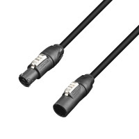 Adam Hall Cables 5 STAR TCON L 1000 - tápkábel - 3x1,5 mm-es fekete Titanex kábel - Neutrik PowerCon TRUE1 TOP (IP65) papa/mama, 250 V/16 A - 10 m