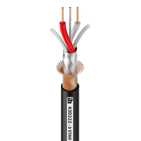 Adam Hall Cables 3 STAR DMX 222 - DMX, AES/EBU kábel | 2x0,22 mm2 AWG24 | 100 m