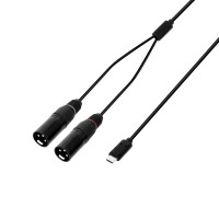 Adam Hall Cables 3 STAR Y MM USB-C 0300 - Y kábel | USB-C  / 2 x XLR papa | 3 m