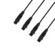 Adam Hall Cables 4 STAR CATBOX XF3 - audió és DMX adapter kábel 3-pólusú XLR mama - RJ45 Cat.6a csatlakozókkal