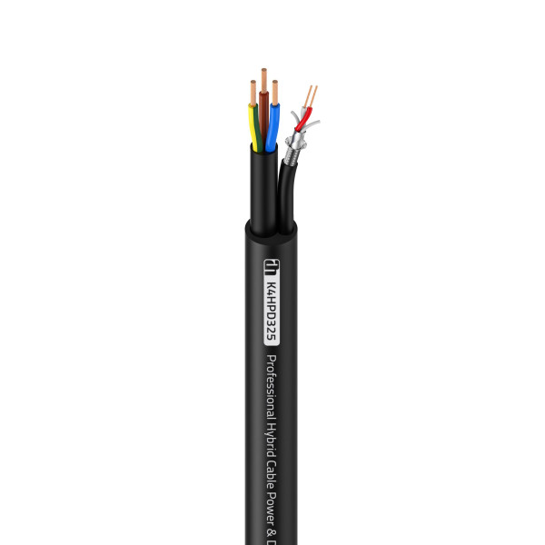 Adam Hall Cables 4 STAR HYBRID POWER DMX 325 - hibrid kábel | Power &DMX | 3 x 2,5 mm2 & 2 x 0,22 mm2| 100 m