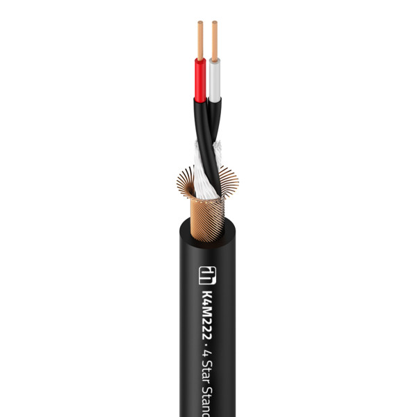 Adam Hall Cables 4 STAR MICROPHONE 222 - mikrofonkábel | 0,22 mm2 AWG24 | 100 m Adam Hall Cables 4 STAR MICROPHONE 222 - mikrofonkábel | 0,22 mm2 AWG24 | 100 m