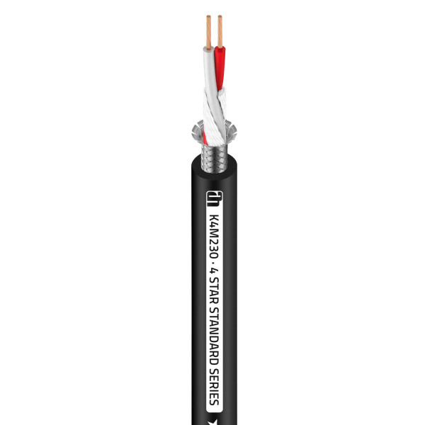 Adam Hall Cables 4 STAR MICROPHONE 230 - mikrofonkábel | 0,30 mm2 AWG22 | 100 m Adam Hall Cables 4 STAR MICROPHONE 230 - mikrofonkábel | 0,30 mm2 AWG22 | 100 m