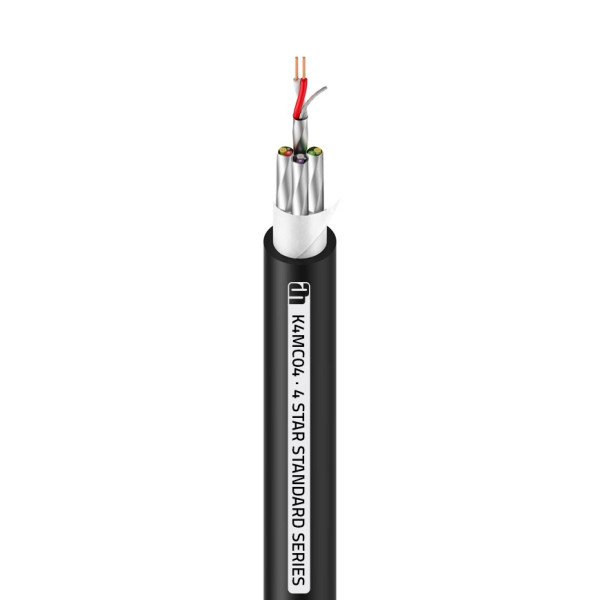 Adam Hall Cables 4 STAR MULTICORE 04 - csoportkábel | 4 csatornás 8 x 0,14 mm2 AWG26 | 1 m Adam Hall Cables 4 STAR MULTICORE 04 - csoportkábel | 4 csatornás 8 x 0,14 mm2 AWG26 | 1 m