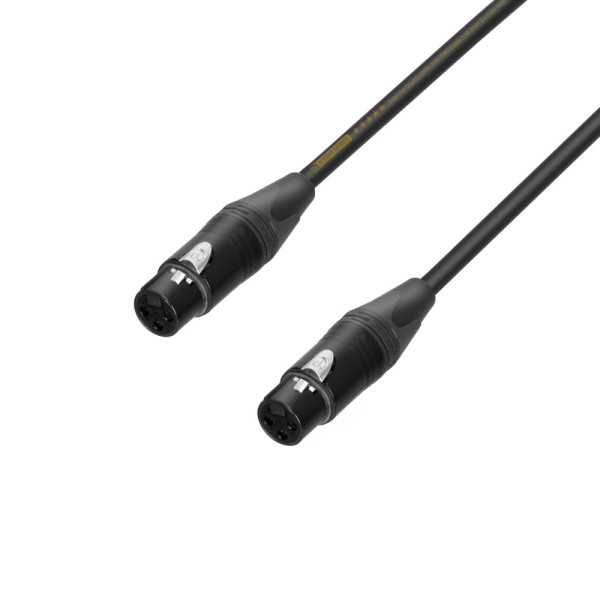 Adam Hall Cables 5 STAR DFF 0020 - DMX átalakító kábel - 3 pólusú XLR aljzat-3 pólusú XLR aljzat, 0,2 méter