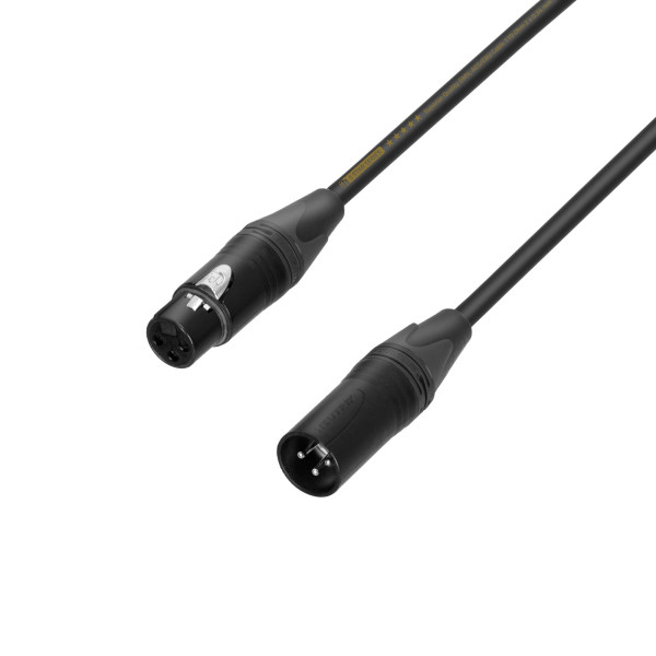 Adam Hall Cables 5 STAR DMF 0100 - DMX kábel | Neutrik XLR 3 pólus | 1 m