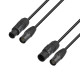 Adam Hall Cables 5 STAR H TCON N 0150 - hibrid Ethernet kábel |Power & RJ45| Neutrik TRUE1 x etherCON | 3x2,5 mm2 | 1,5 m