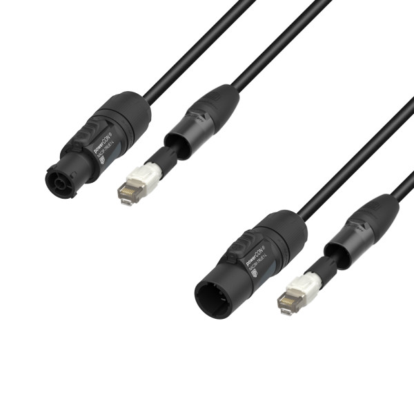 Adam Hall Cables 5 STAR H TCON N 0300 - hibrid Ethernet kábel |Power & RJ45| Neutrik TRUE1 x etherCON | 3x2,5 mm2 | 3 m Adam Hall Cables 5 STAR H TCON N 0300 - hibrid Ethernet kábel |Power & RJ45| Neutrik TRUE1 x etherCON | 3x2,5 mm2 | 3 m