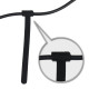 Adam Hall Cables VT 2830 - tépőzáras kábelkötegelő - 14 x 306 mm, fekete, 10 darabos kiszerelés