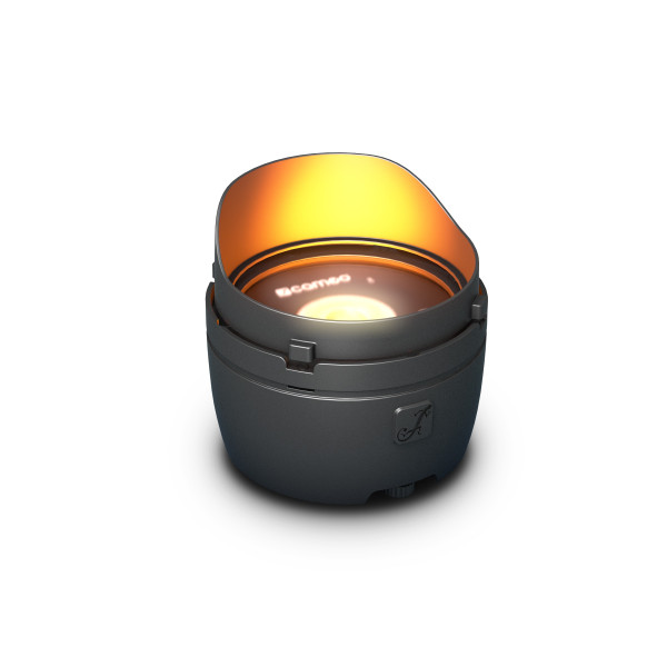 Cameo DROP B1 - akkumulátorról működő, 1x15 W RGBWA+UV LED, W-DMX™, IP65 minősítés, fekete ház