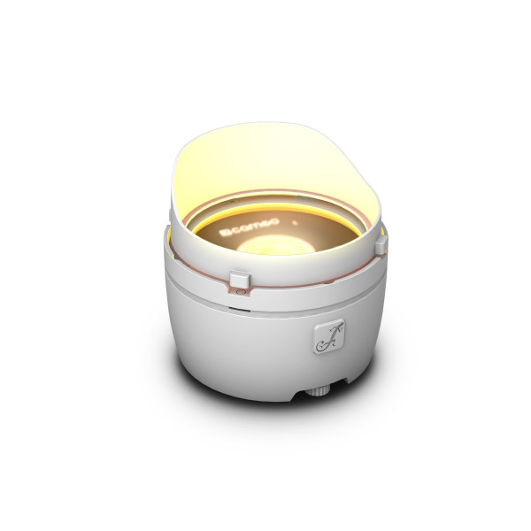 Cameo DROP B1 WH - akkumulátorról működő, 1x15 W RGBWA+UV LED, W-DMX™, IP65 minősítés, fehér ház
